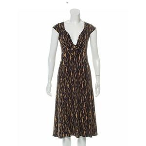 Allegra Hicks Silk Print Dress